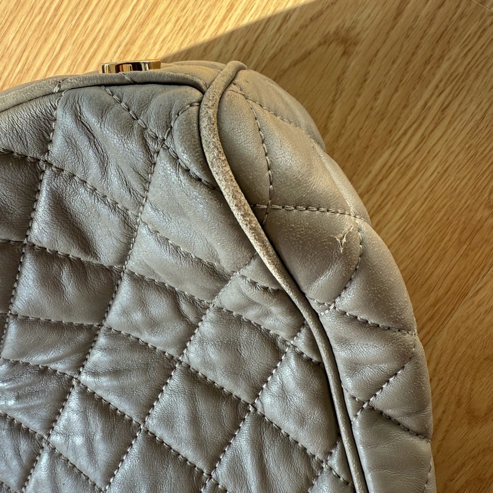 Michael Kors Chocolate Quilted Shoulder Bag - Picture 5 of 10